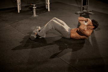 3/4 Sit-Up exercise demonstration targeting Abdominals
