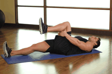 90/90 Hamstring Stretch exercise demonstration targeting Hamstrings