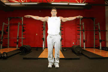 Arm Circles exercise demonstration targeting Shoulders