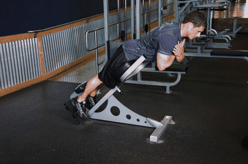 Back Extension exercise demonstration targeting Lower Back