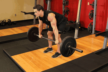 Barbell Rear Delt Row exercise demonstration targeting Shoulders