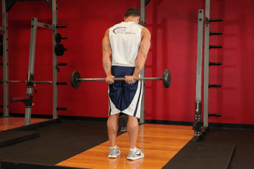 Behind-the-Back Wrist Curl exercise demonstration targeting Forearms