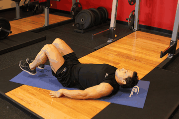 Bent-Knee Hip Raise exercise demonstration targeting Abdominals