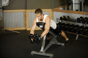 Bent-Over Reverse Fly exercise demonstration targeting Shoulders