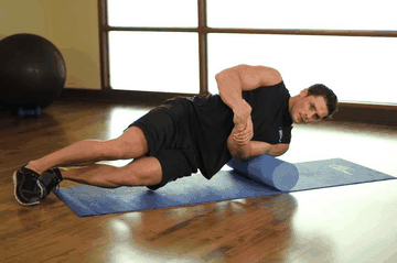 Brachialis-SMR exercise demonstration targeting Biceps