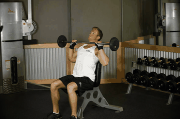 Bradford/Rocky Presses exercise demonstration targeting Shoulders