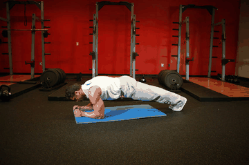 Butt-Ups exercise demonstration targeting Abdominals