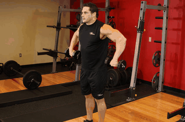 Cuban Press exercise demonstration targeting Shoulders