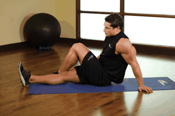 Dancer's Stretch exercise demonstration targeting Lower Back