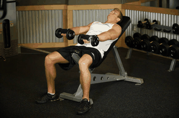 Front Incline Dumbbell Raise exercise demonstration targeting Shoulders