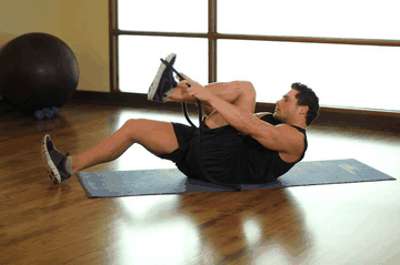 Hamstring Stretch exercise demonstration targeting Hamstrings