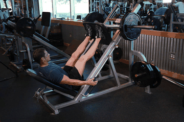 Leg Press exercise demonstration targeting Quadriceps