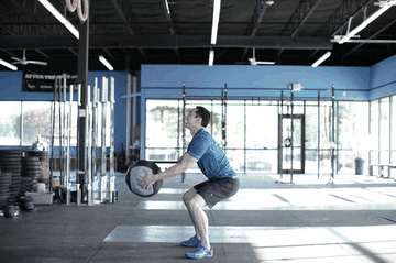 Medicine Ball Scoop Throw exercise demonstration targeting Shoulders