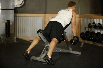 Middle Back Shrug exercise demonstration targeting Middle Back