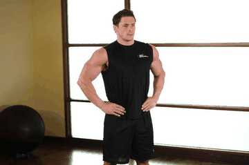 Middle Back Stretch exercise demonstration targeting Middle Back