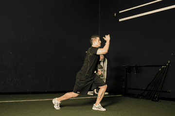 Scissors Jump exercise demonstration targeting Quadriceps