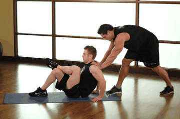 Seated Glute exercise demonstration targeting Glutes