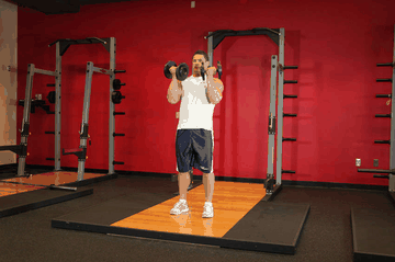See-Saw Press (Alternating Side Press) exercise demonstration targeting Shoulders