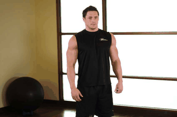 Shoulder Stretch exercise demonstration targeting Shoulders