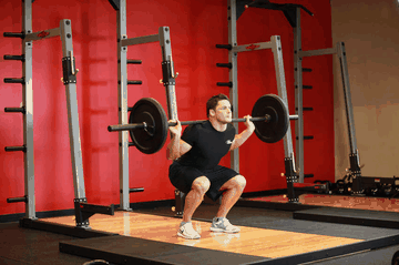 Speed Squats exercise demonstration targeting Quadriceps