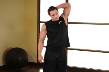 Standing Lateral Stretch exercise demonstration targeting Abdominals