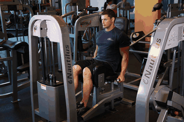 Thigh Abductor exercise demonstration targeting Abductors